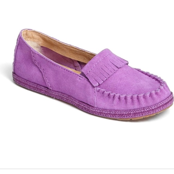 purple ugg moccasins